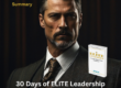 Week 1 Reflection from 30 Days of ELITE Leadership featuring an executive portrait and ELITE Leadership book cover.