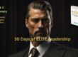 Week 3 Reflection from 30 Days of ELITE Leadership featuring an executive portrait and ELITE Leadership book cover.