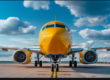 A bright yellow commercial airplane cleared on the runway, nose-on and ready for takeoff — Buy-and-Build's Exit Test: Why the CFO Becomes the Bridge to Investors
